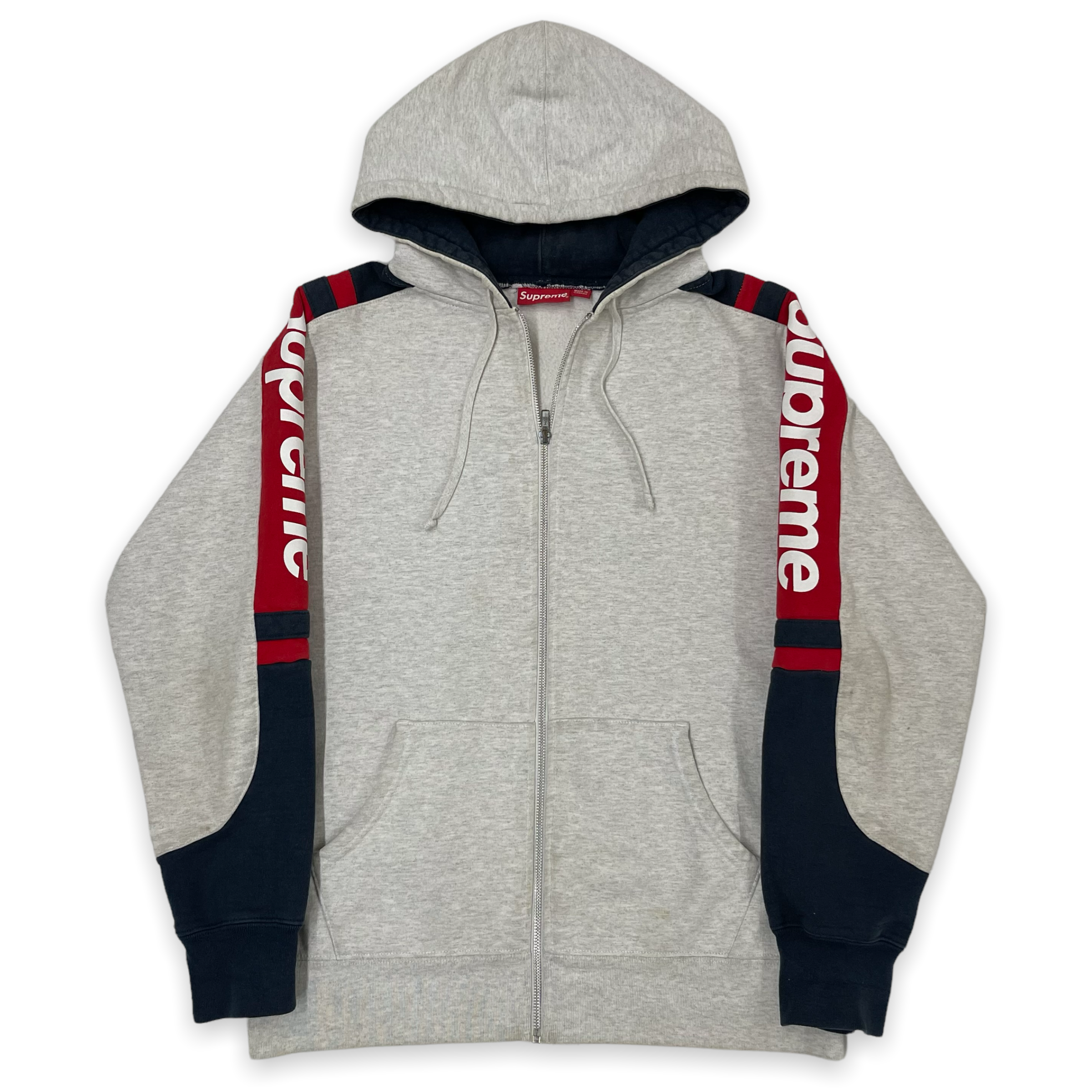 15AW Hooded Track Zip Up Sweat シュプリーム L