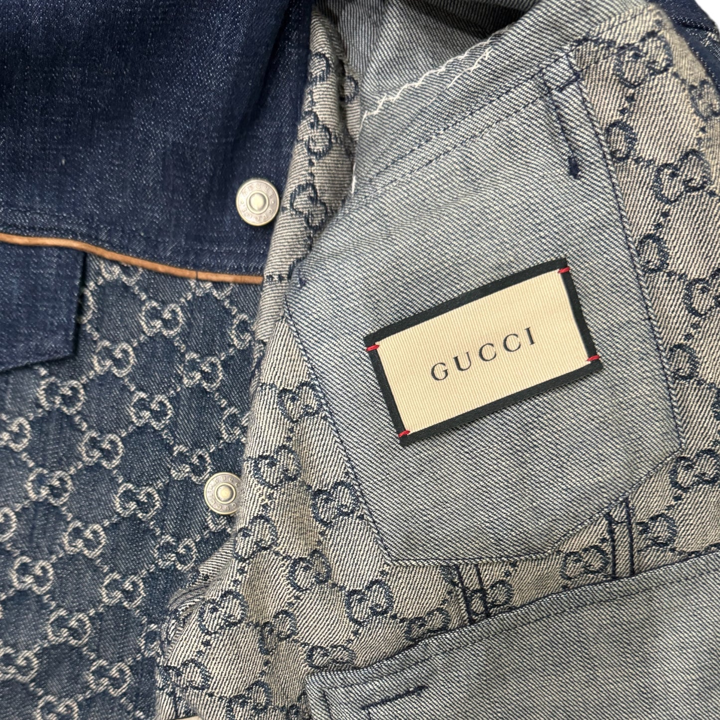 Brand New Gucci GG Denim Jacket Size Large