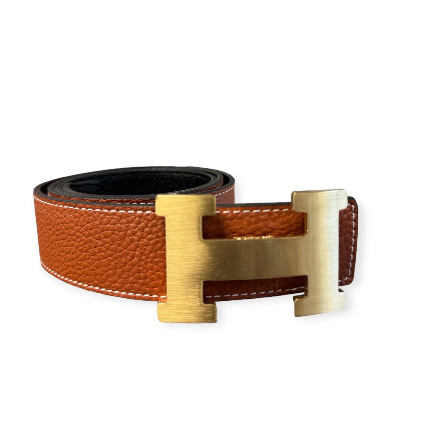 Hermes Black/Brown Reversible Belt Size 30-32